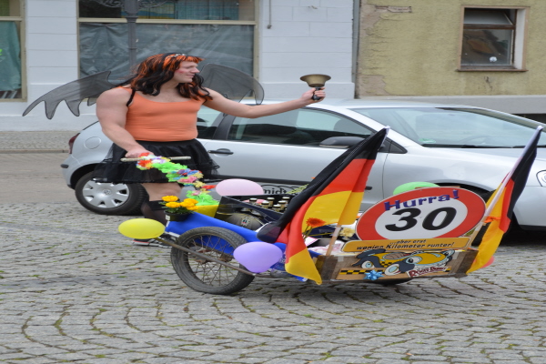 Stefan ist am Marktplatz angekommen.  Foto: Ulrich Wurbs